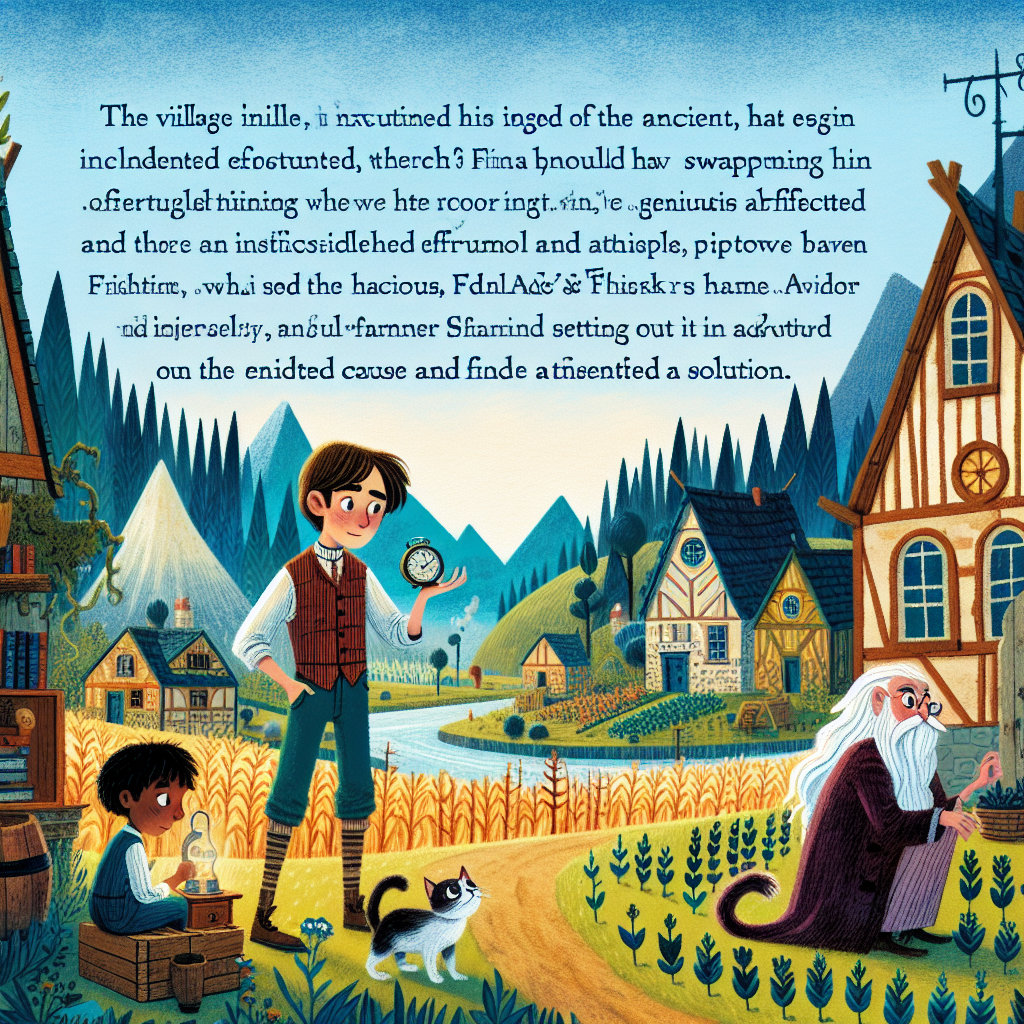 The Whimsical Shift of Day and Night: An Adventure with Finn, Ada, and Whiskers