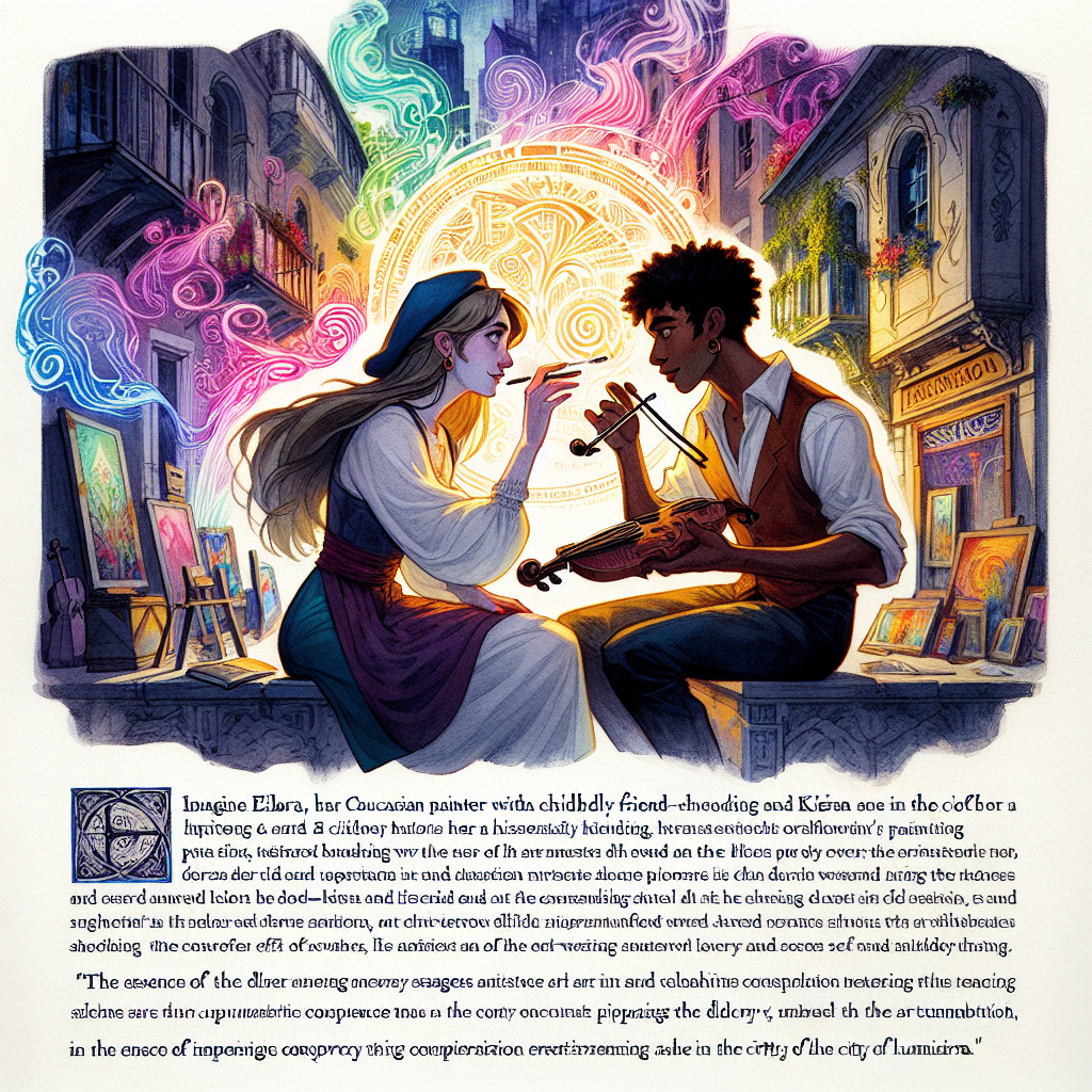 Brushstrokes and Soundwaves: The Mysterious Art of Luminara