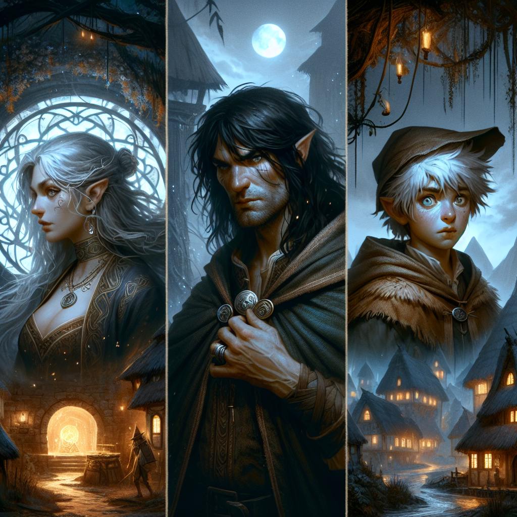 Eternal Night in Thornwood: A Tale of Courage and Enchantment