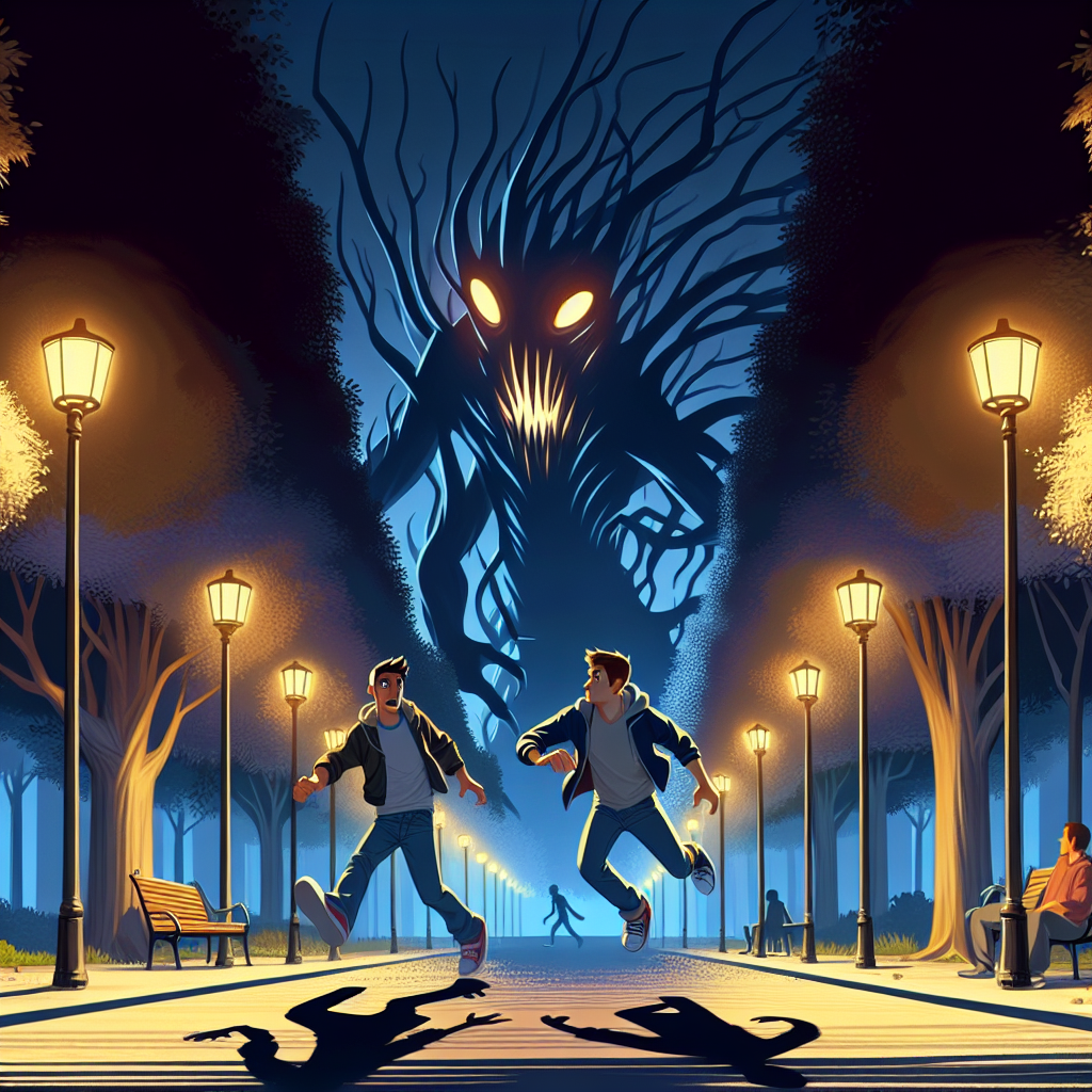 Nightfall in Central Park: The Escape from the Beast