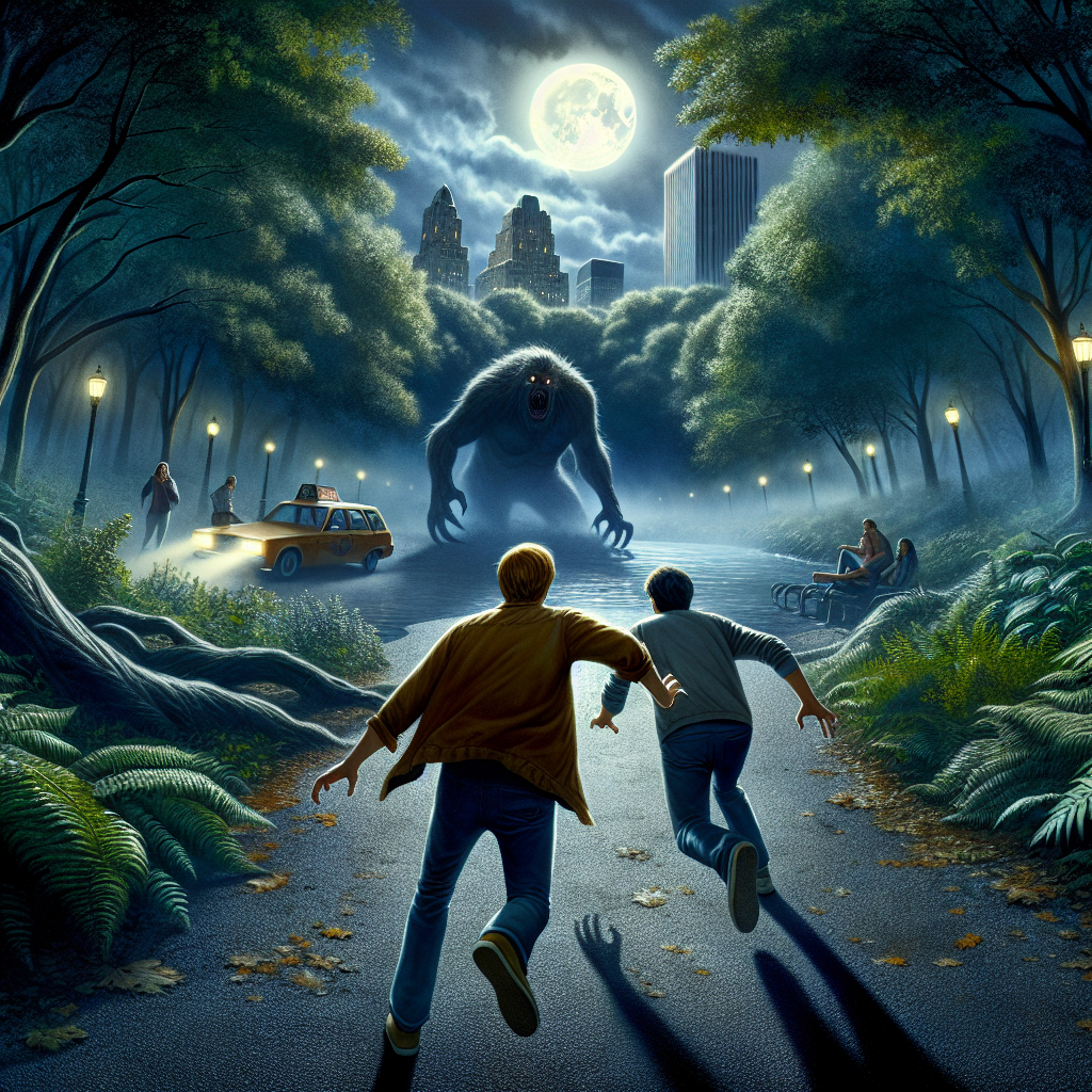 Nightfall in Central Park: The Tale of Two Friends and the Beast