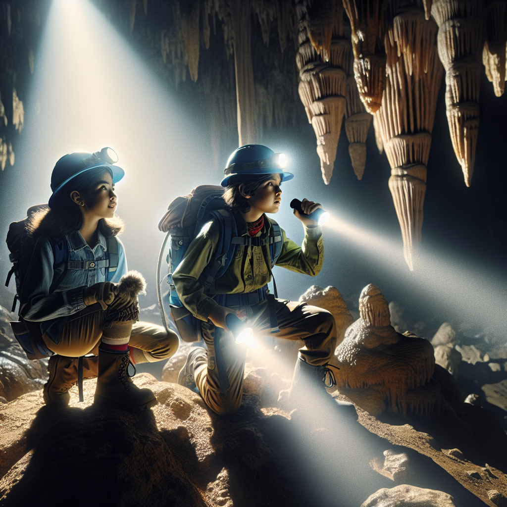 Aventura en las Profundidades: Lucía y Carlos en las Cavernas de México