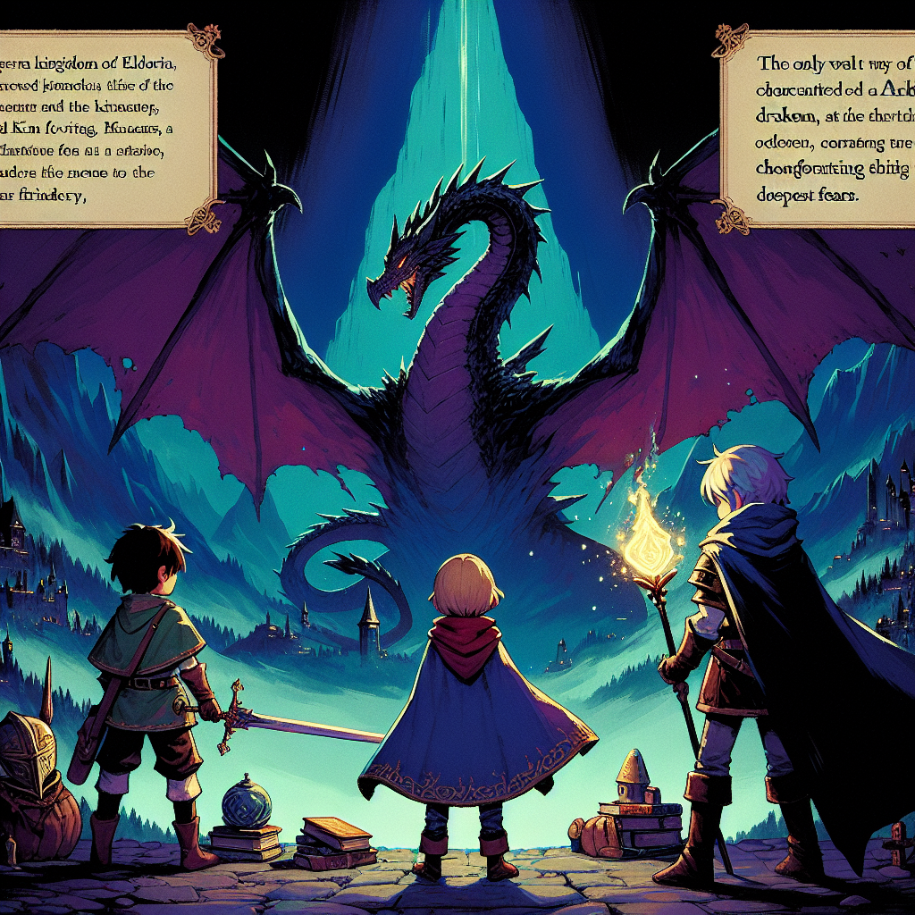 La Princesa, el Dragón y el Campesino: Una Aventura en el Reino de Eldoria