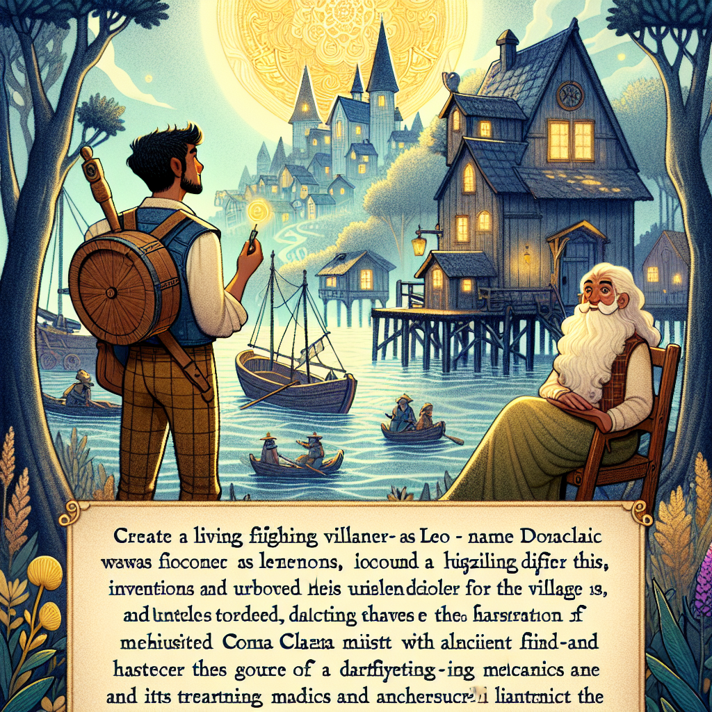 O Enigma da Névoa Dourada na Vila do Luar Sereno