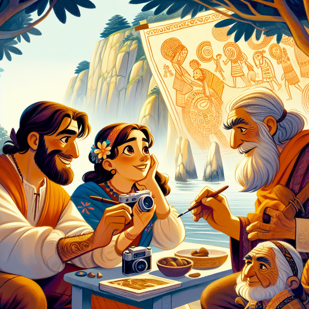 Los Secretos del Acantilado: Entre Pinceles y Lente